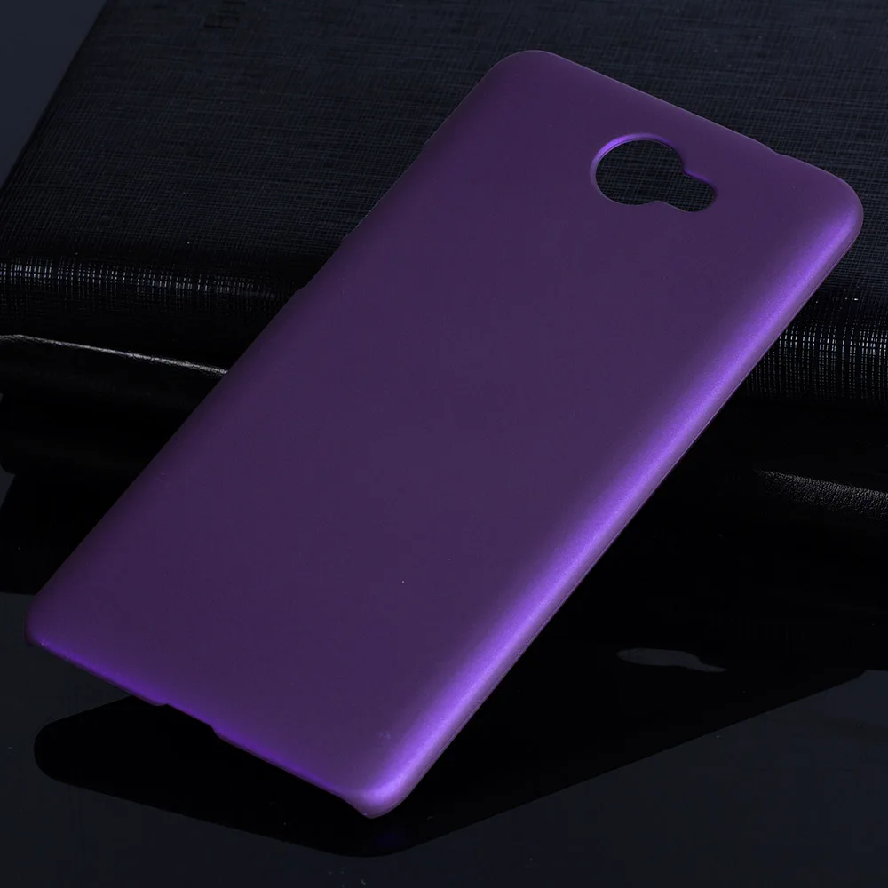 Purple Матовый пластиковый чехол Для huawei Y7 чехол для huawei Y7 Nova Lite Plus Ascend XT2 чехол-лента на заднюю панель - Цвет: Purple