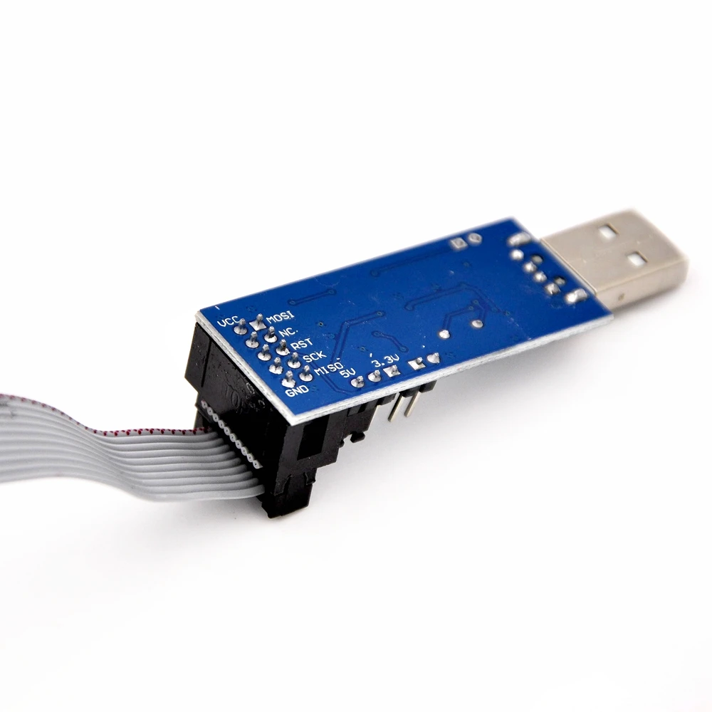 Программатор USB ISP ASP ATMEGA8 ATMEGA128 с поддержкой Win7 64 1 партия|Аксессуары для