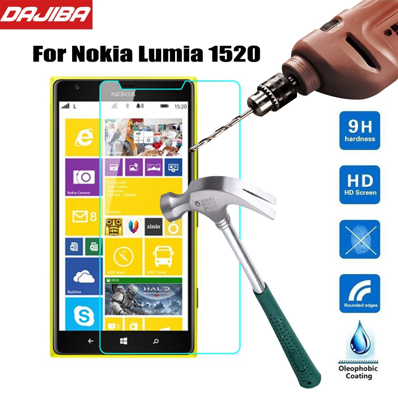 2.5D 9H закаленное стекло для Nokia Lumia 1520 ультра тонкий экран с защитой против царапин