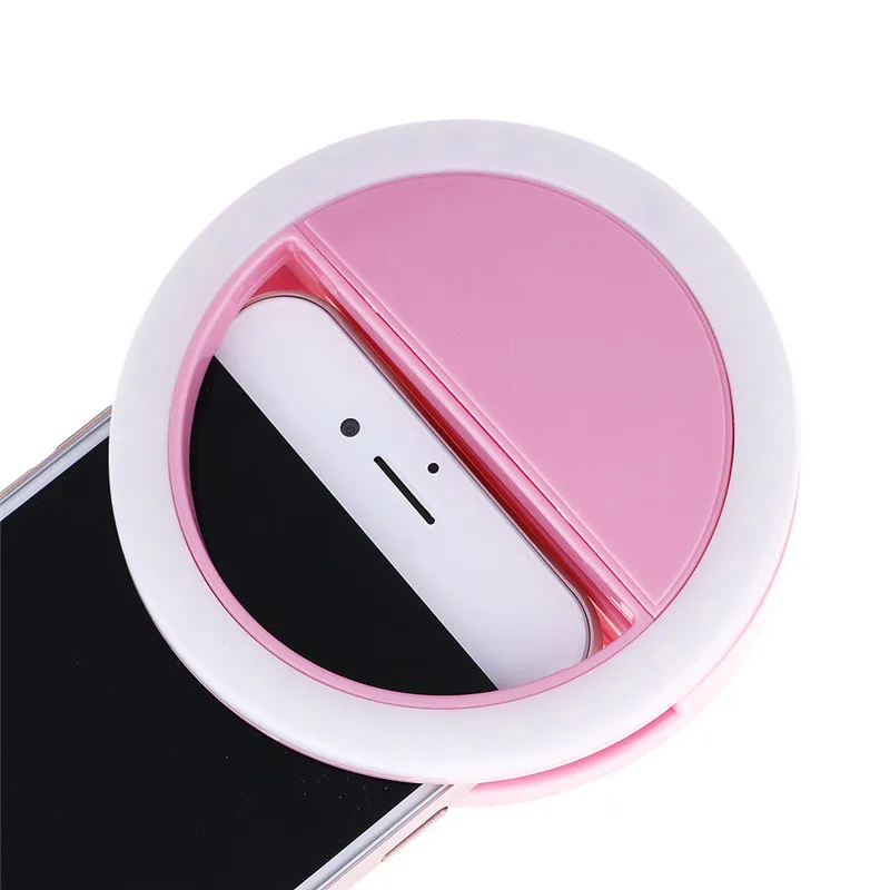 Новое светодиодное кольцо для селфи с 3 уровнями яркости и питанием от