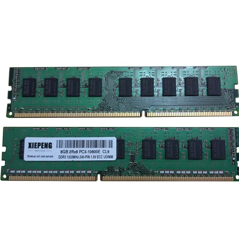 Для IBM Системы x3200 M2 x3100 M4 M3 x3250 сервера Оперативная память 8 ГБ 2Rx8 PC3 10600 4G DDR3 1333 МГц ECC