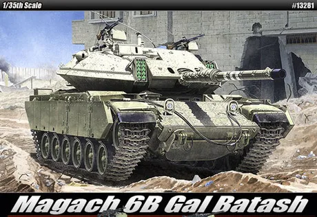 ACADEMY 13281 1/35 Scale Magach 6B Gal Batash Plastic Model Building Kit | Kits