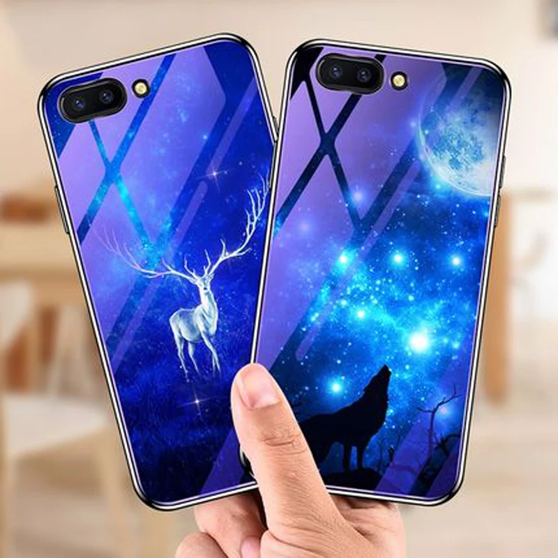 Для Huawei Nova 2 s чехол синий закаленное стекло для Nova2s телефонные чехлы HWI AL00