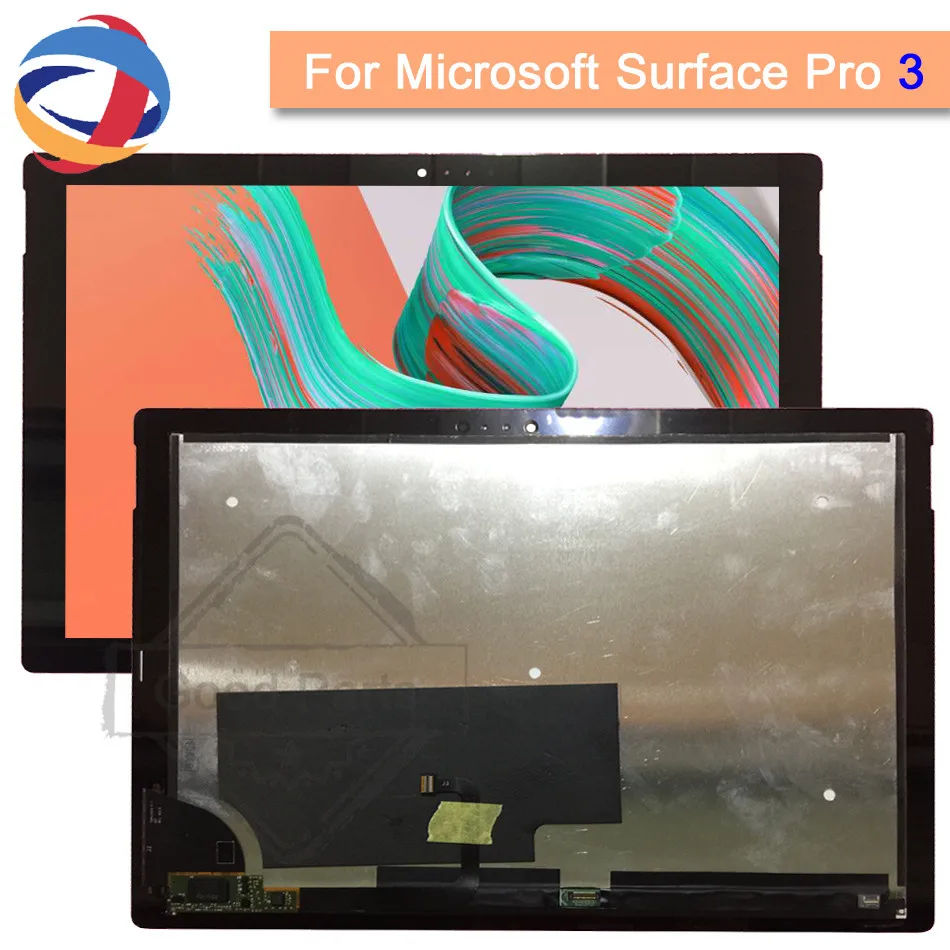 12 &quotНовый ЖК дисплей для Microsoft Surface Pro 3 Tablet lcd экран сенсорный дигитайзер Pro3 (1631)