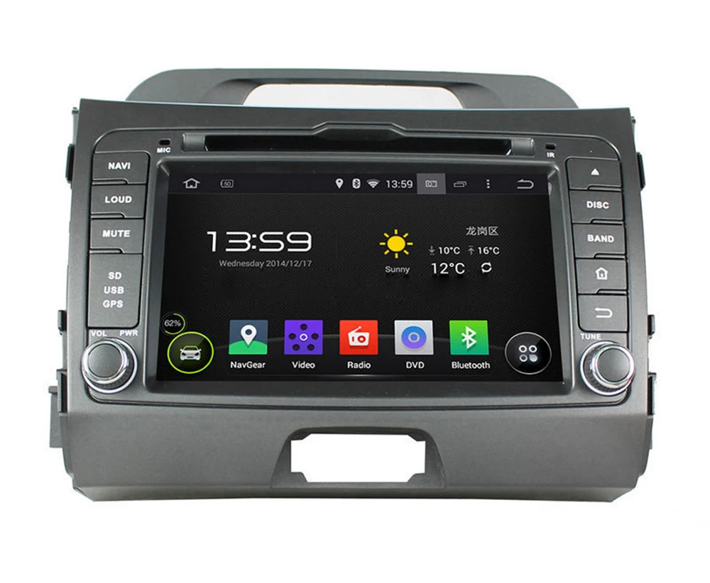 7 &quotавтомобильный dvd плеер на основе Android с ТВ/BT GPS 3G WIFI аудио Радио стерео