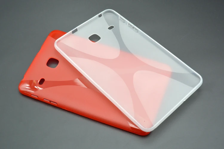 Противоскользящий матовый чехол X Line из мягкого силикона и резины гелевый Чехол