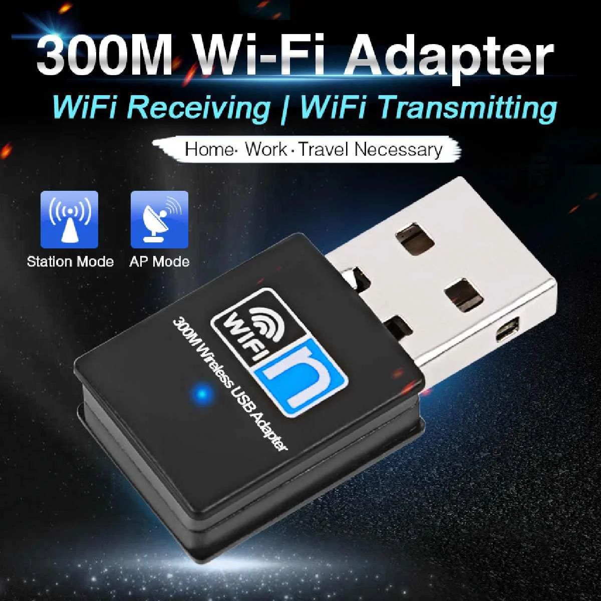 LEORY USB wifi адаптер 802.11n 300 Мбит/с Wi Fi ключ сетевая LAn Карта Wifi приемник сетевые