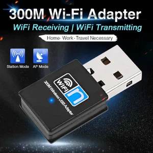 LEORY USB wifi адаптер 802.11n 300 Мбитс Wi-Fi адаптер ключ сетевая LAn Карта Wifi приемник сетевые карты