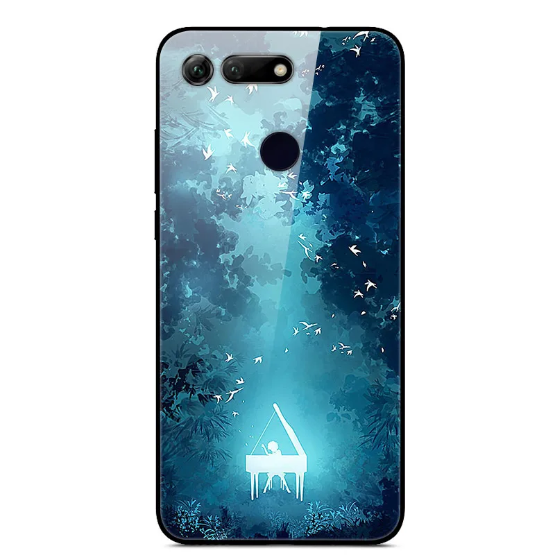 27 Чехол из закаленного стекла для huawei Honor View 20, чехол для huawei Honor 20 lite Honor 20 Pro View 20 - Цвет: 27