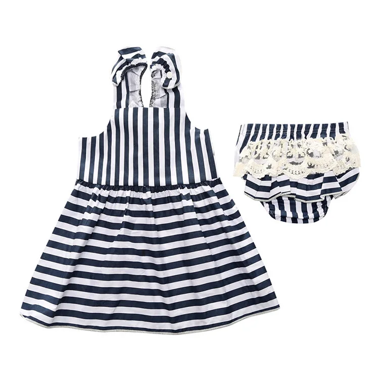 Suer Infant Baby Girls Cute Tops+ Comfortable Briefs Outfits Set Sunsuit Clothes | Мать и ребенок