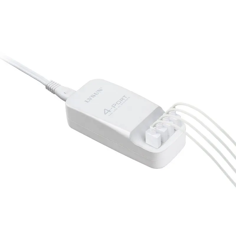 Дорожное настольное зарядное устройство LVSUN 34 Вт с 4 портами USB для ipad ipod iPhone 6 s |