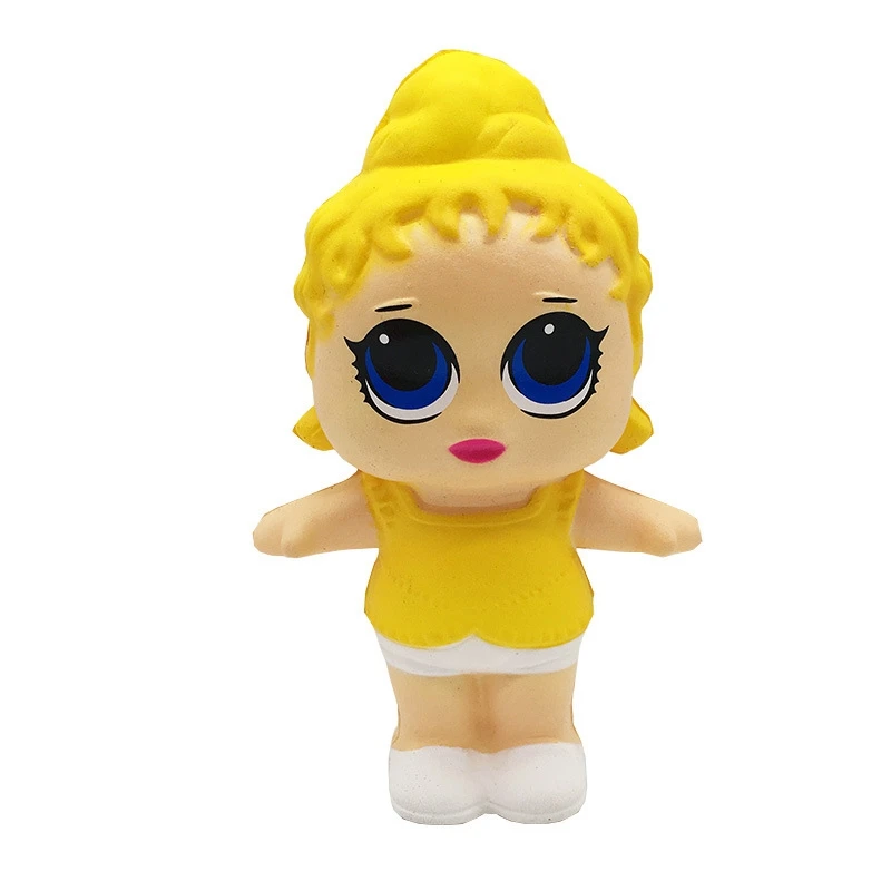 Снятие Стресса мягкие игрушки Kawaii Мода Сюрприз девочка кукла медленно