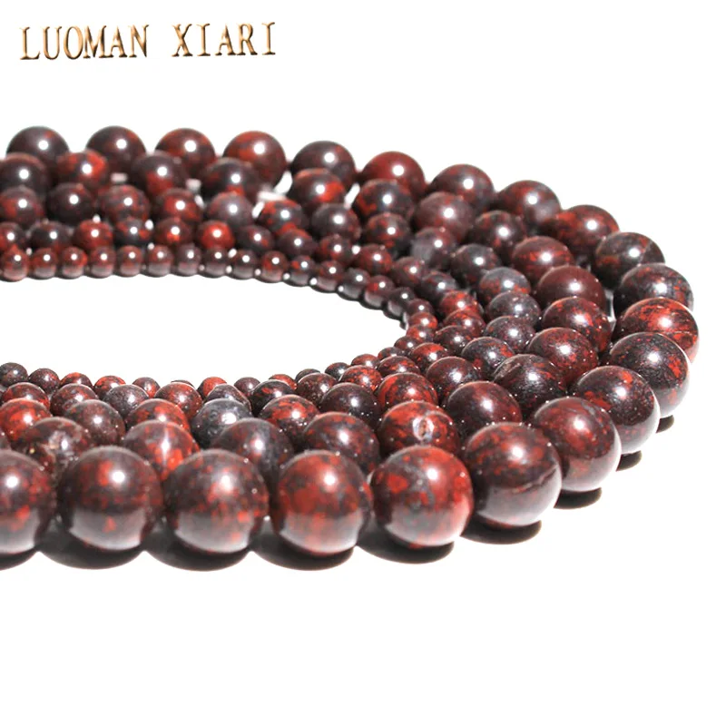 Оптовая продажа AAA + натуральные Разноцветные Бусины Из Красного камня
