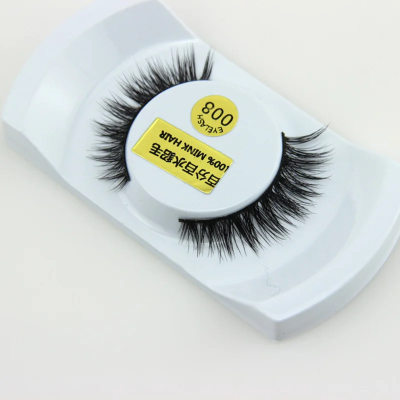 Высокое качество ручной работы наборами по 2 пары 100% настоящие норковые волосы