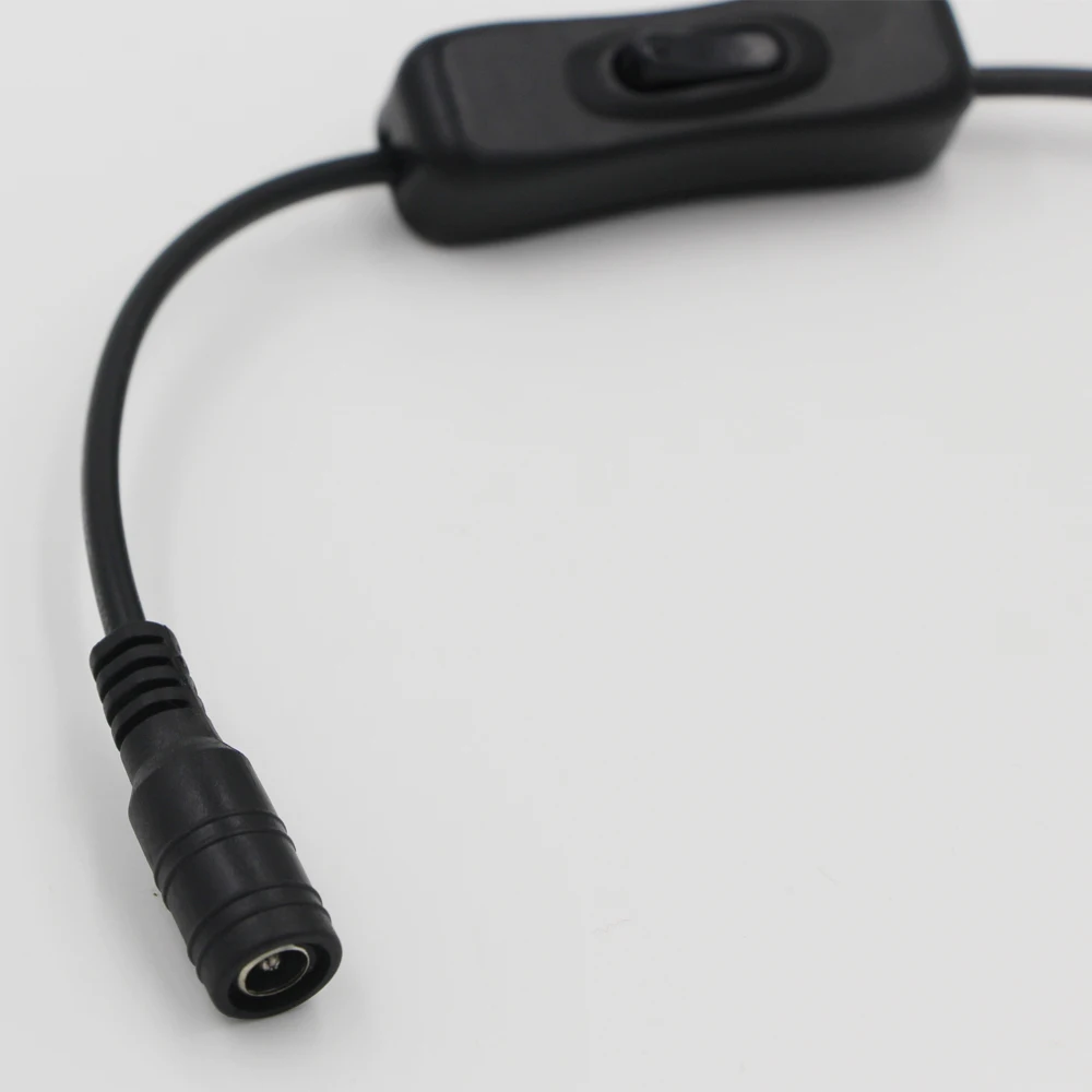 2 1x5 5 мм 28 см DC In Line On Off Switch Jack провод Женский Мужской кабель питания разъем адаптер