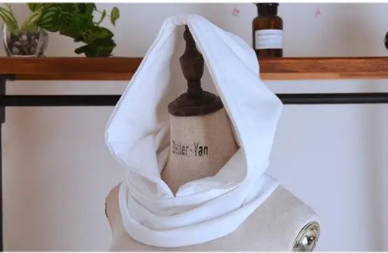 Элегантный свитер с ложным воротником и высоким капюшоном пальто теплая рубашка