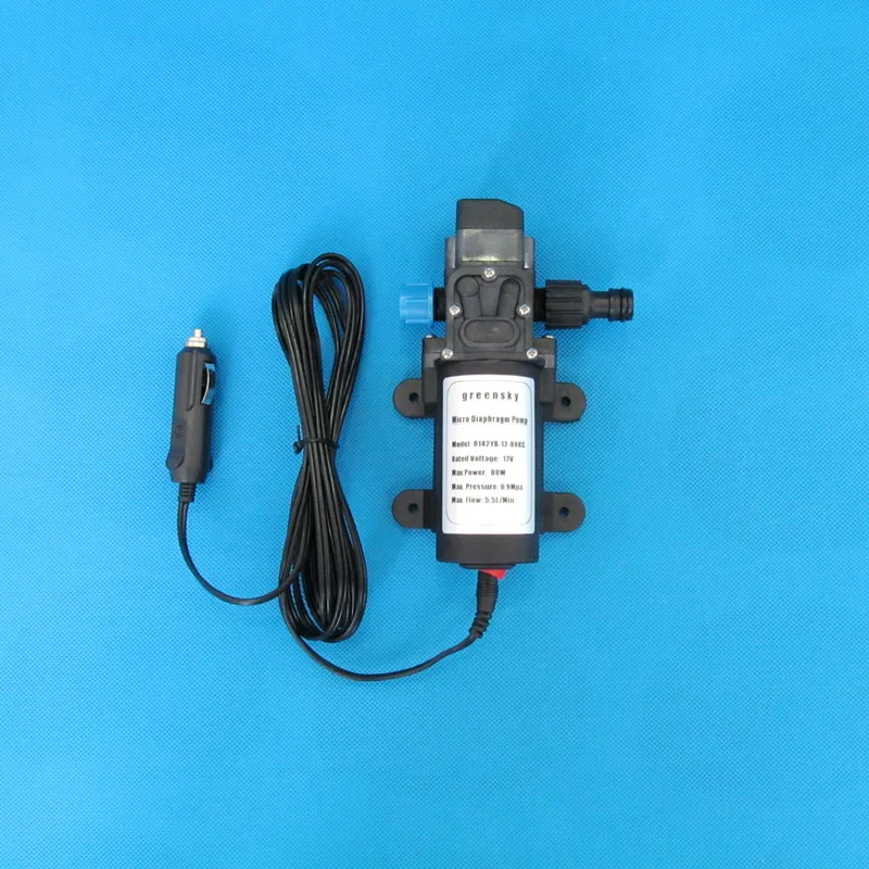 Водяной насос высокого давления 12 В постоянного тока 80 Вт 5 л/мин для автомойки |
