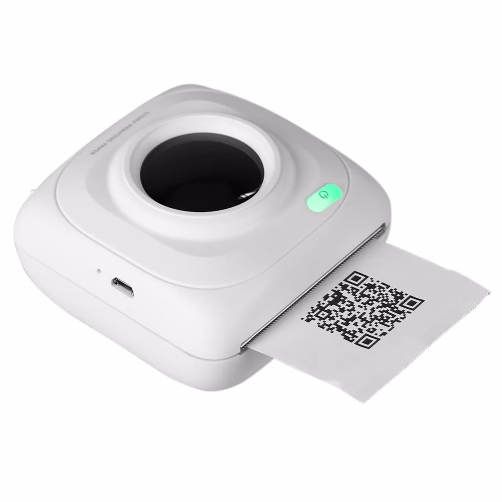 Портативный мини принтер с Bluetooth 4 0 POS Термальный фотопринтер беспроводное