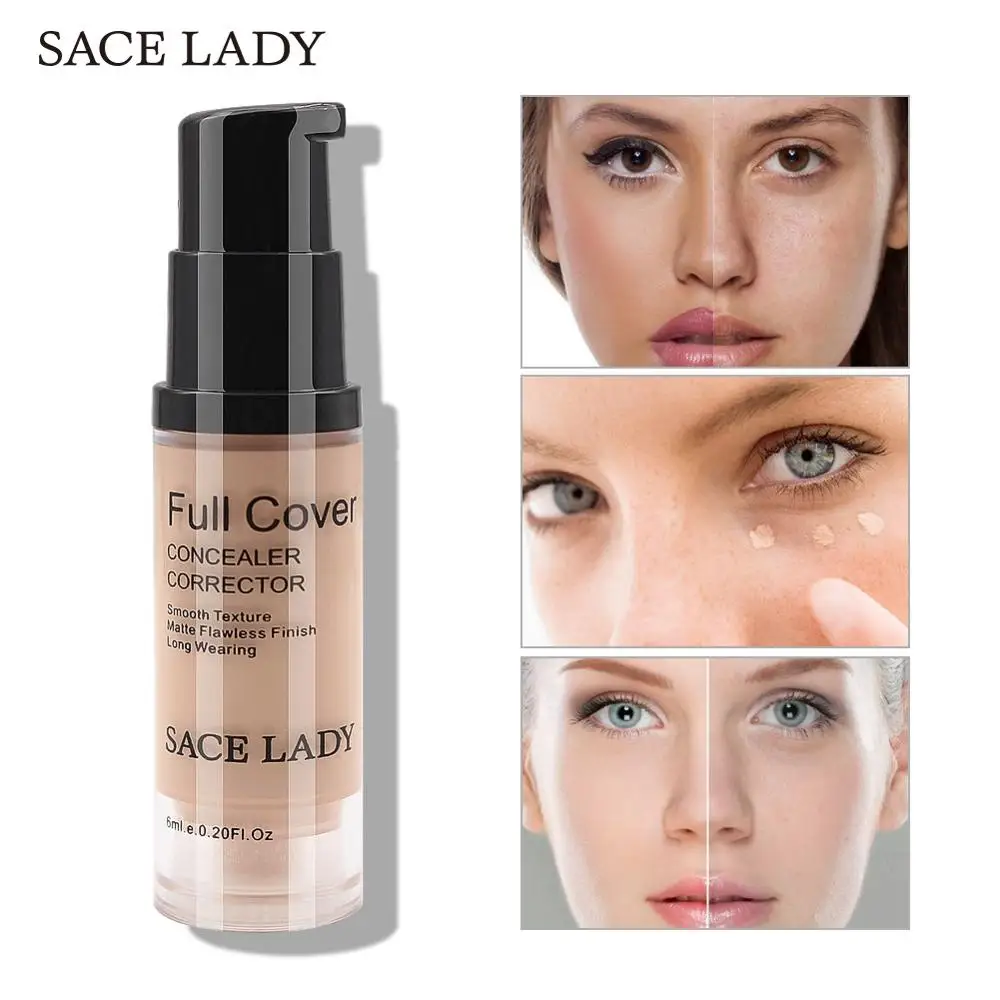 Sace женский консилер крем для лица покрытие темное пятно контур губ макияж Жидкая