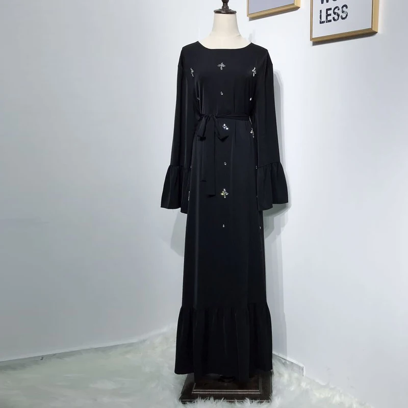 Абая для женщин 2019 абайя мусульманский хиджаб из Дубая кафтан арабский