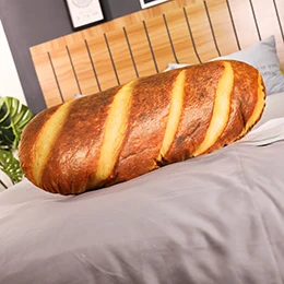 38cm butter Масло Хлеб плюшевые завтраки подушки 3D печать Реалистичная свиная нить кунжута моющаяся Длинная Подушка-хлеб Декор реквизит 5 размеров - Цвет: 38cm butter