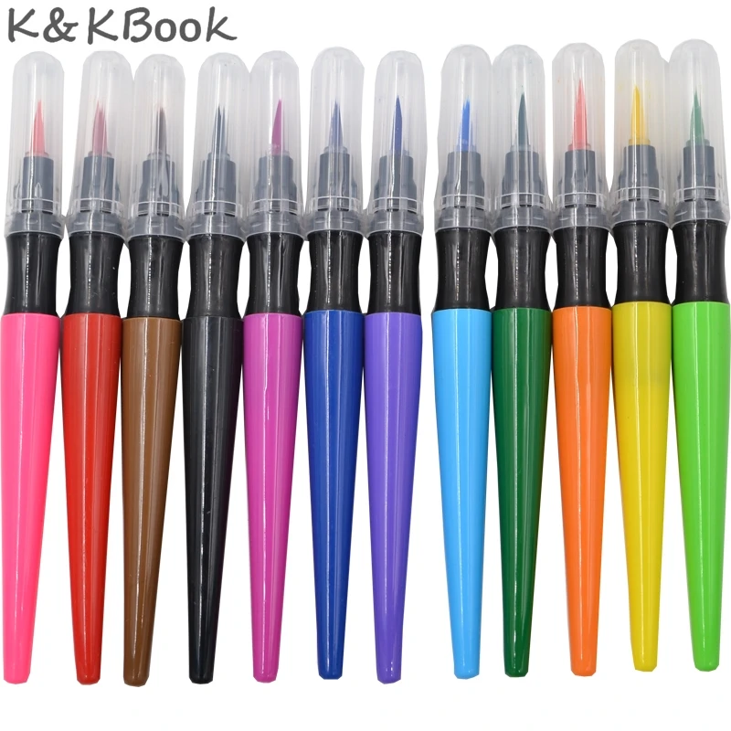 акварельные маркеры watercolor brush pen, 20. акварельные маркеры watercolor brush. кисть "brush pen", большая. маркеры dual tip brush pens. фломастеры watercolor brush pen.