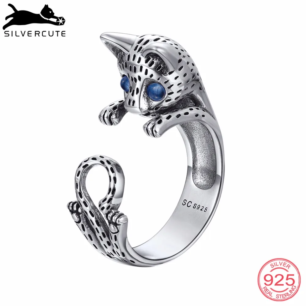 SILVERCUTE твердое кольцо для женщин из стерлингового серебра 925 пробы Изящные