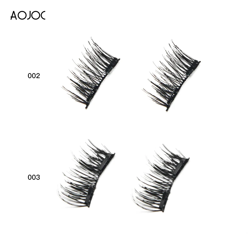 Толстые Длинные Крест вечерние Магнитный ненастоящий ресницы черная лента