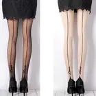 1 пара, женские пикантные чулки с надписью Love тату