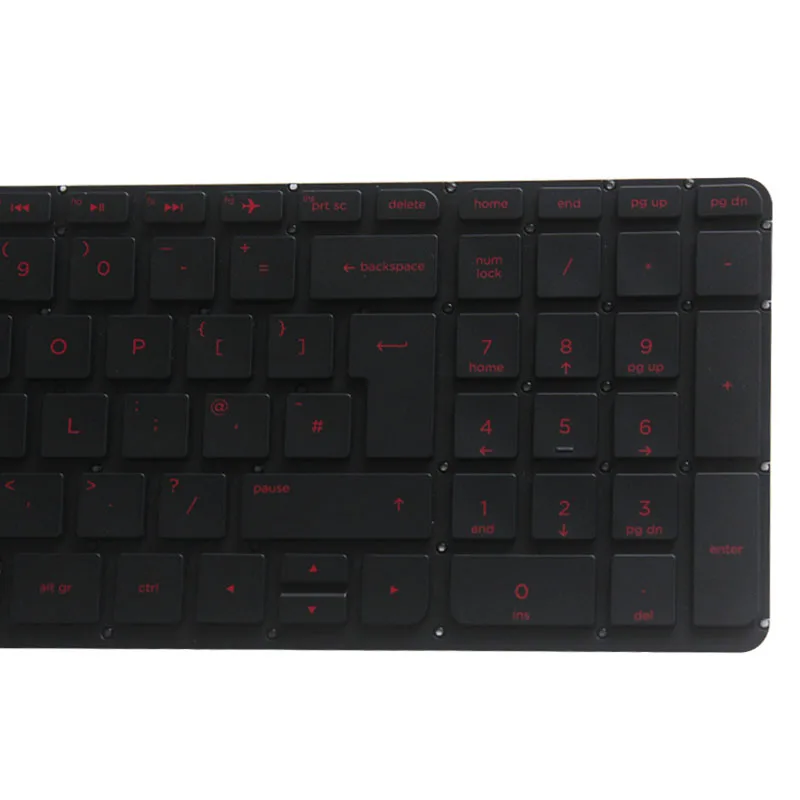 Клавиатура для ноутбука с подсветкой HP Pavilion 17 f084ca f113dx f114dx f115dx Red word|Клавиатуры