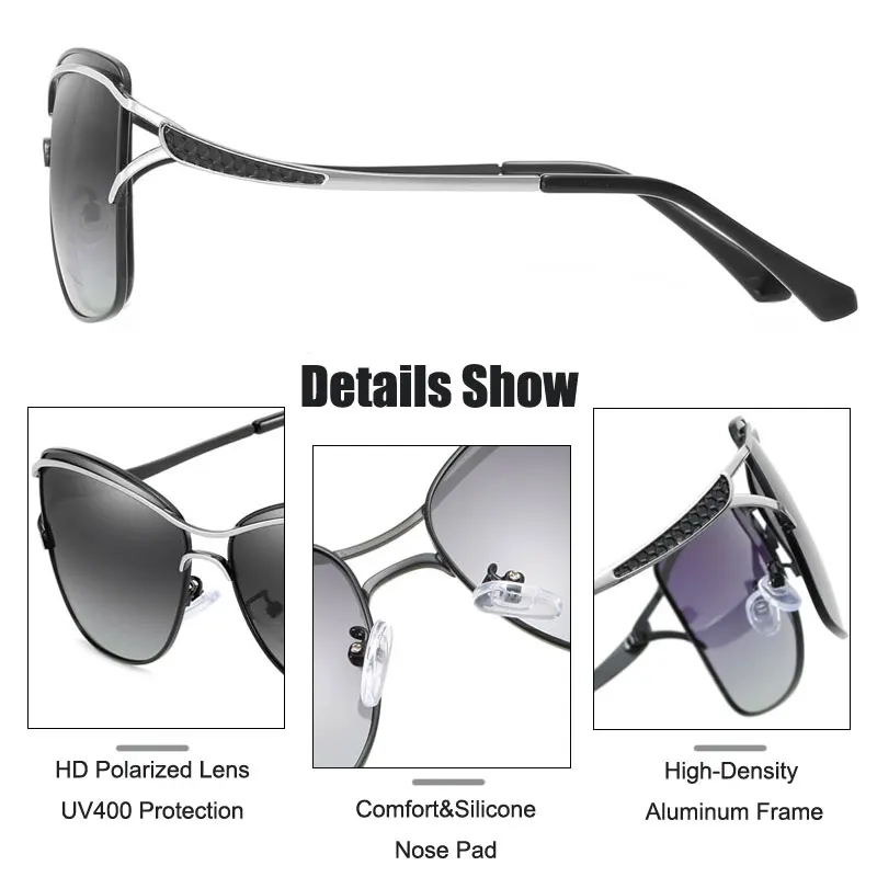 Женские градиентные солнцезащитные очки MYMARCH брендовые дизайнерские в большой