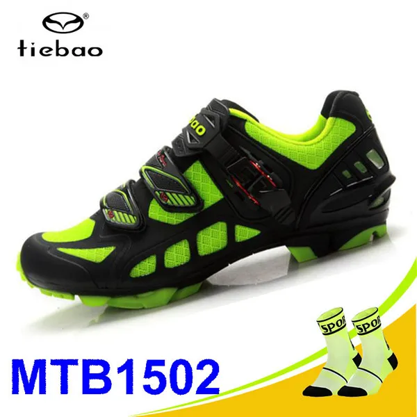 socks for 1502 G Tiebao Sapatilha Ciclismo Mtb велосипедная обувь для мужчин wo для мужчин SPD велосипедные педали дышащие самозакрывающиеся горные велосипедные триатлоновые кроссовки - Цвет: socks for 1502 G