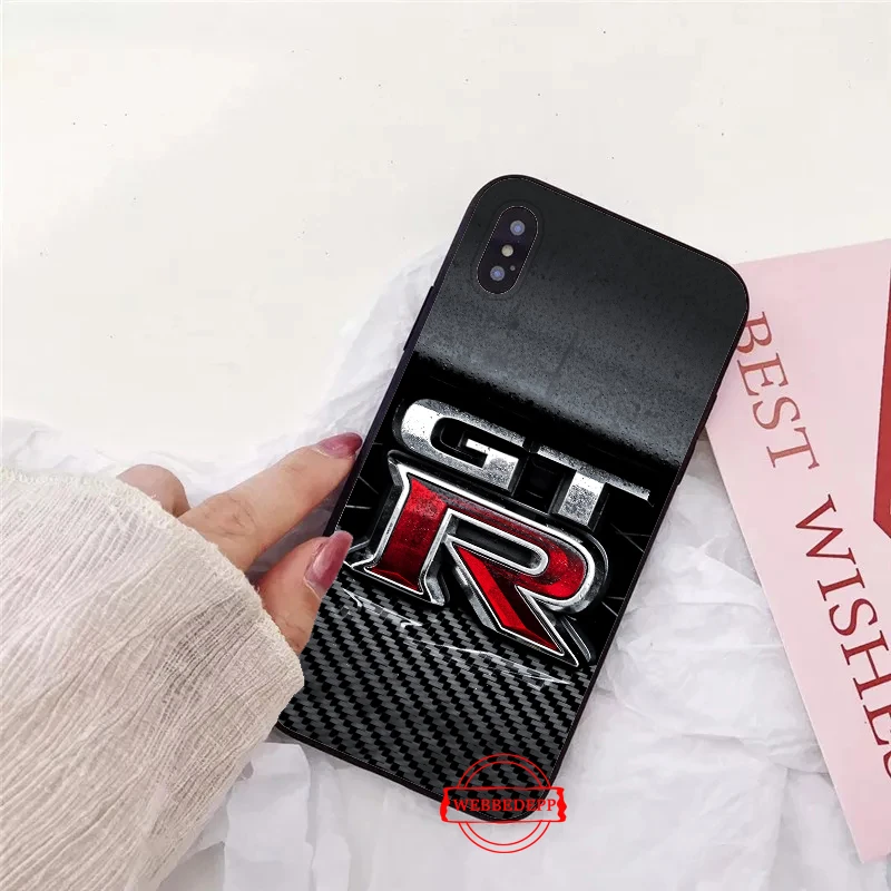 Силиконовый чехол для NISSAN GTR мягкий iPhone 5 SE 5S 6 6S Plus 7 8 11 Pro X XS Max XR | Мобильные