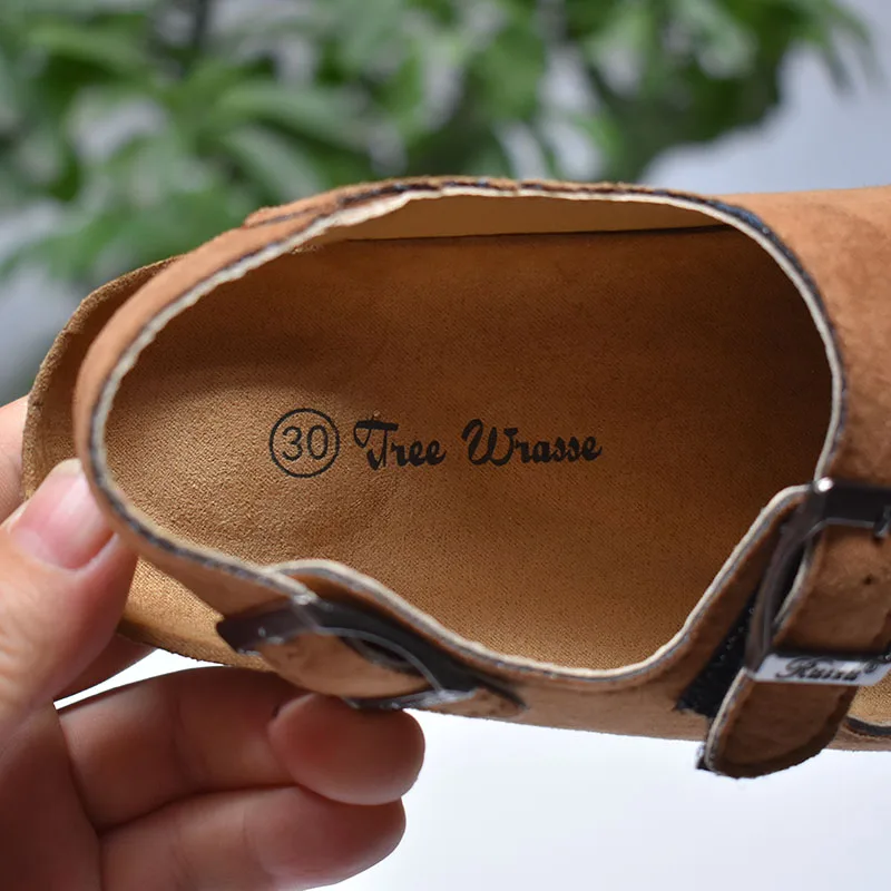 Детские сандалии Новинка 2017 года сезон лето пробковые для мальчиков и девочек