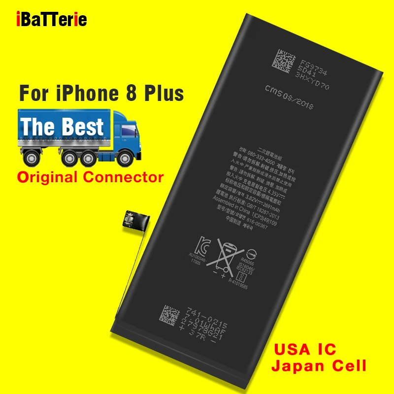 IBatterie лучшее качество Батарея для iPhone 8 плюс Замена 10 шт./упак.|Аккумуляторы