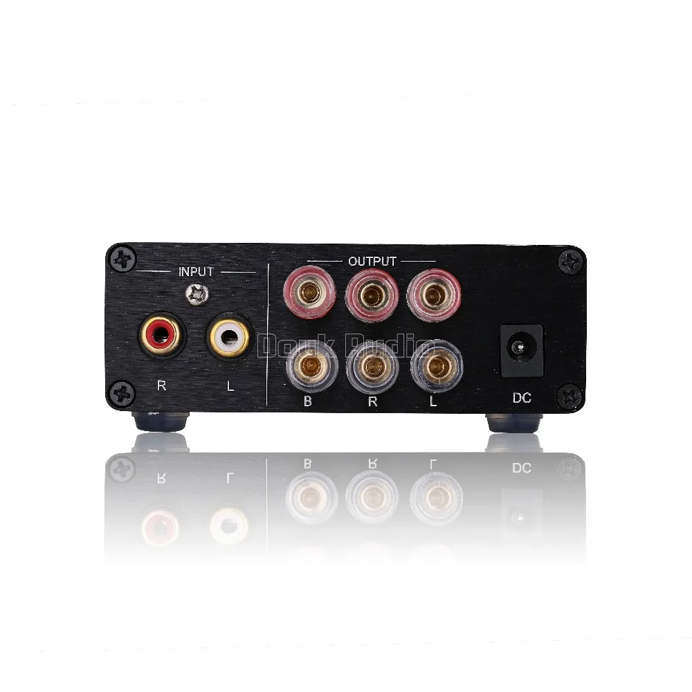 Цифровой усилитель мощности Douk Audio Mini 2 1 каналов TPA3116 Hi Fi стерео аудио басов