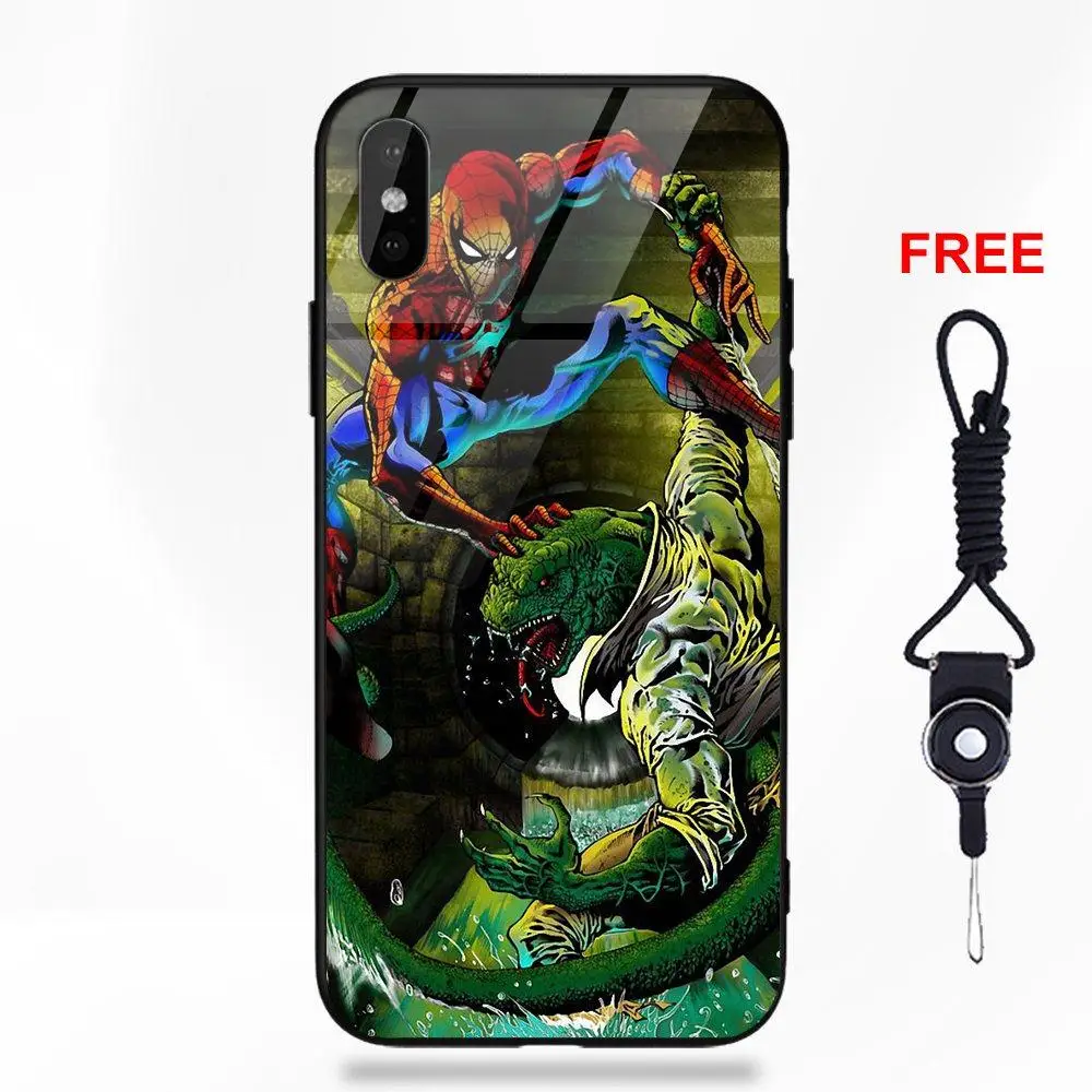 Vvcqod Comics Spider Man Venom для Apple iPhone 5 5C 5S SE 6 6S 7 8 Plus X XS Max XR Мягкий ТПУ оправа закаленное