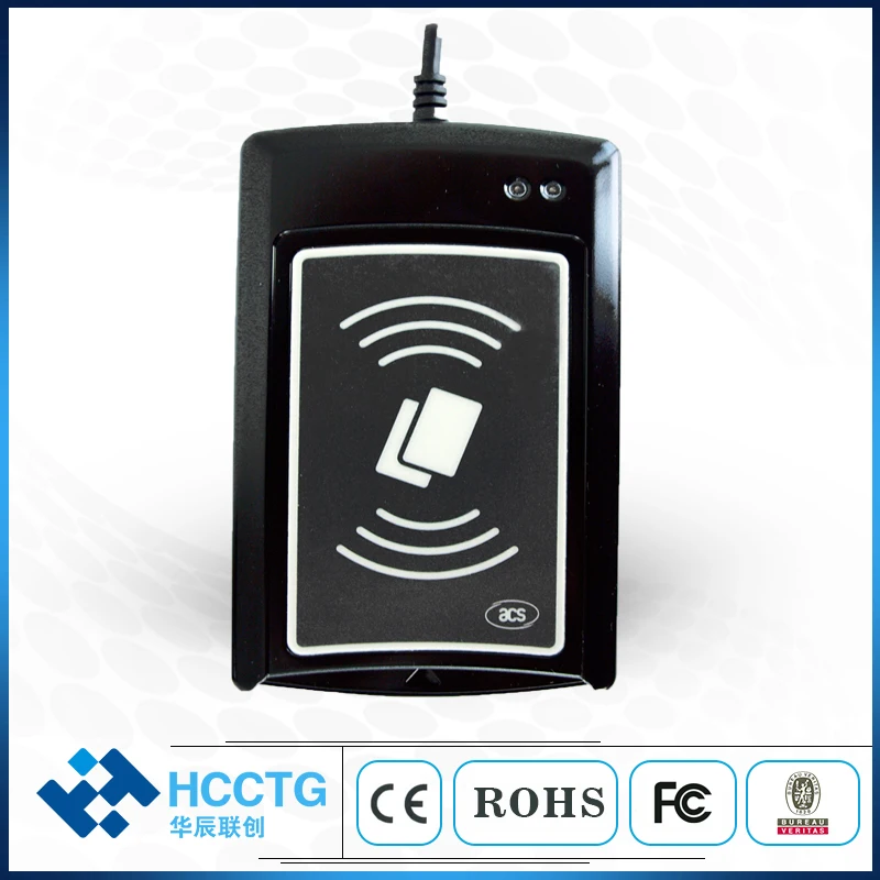 Двойной интерфейс USB NFC + IC чип планшетный ПК ISO 7816 смарт кардридер ACR1281U
