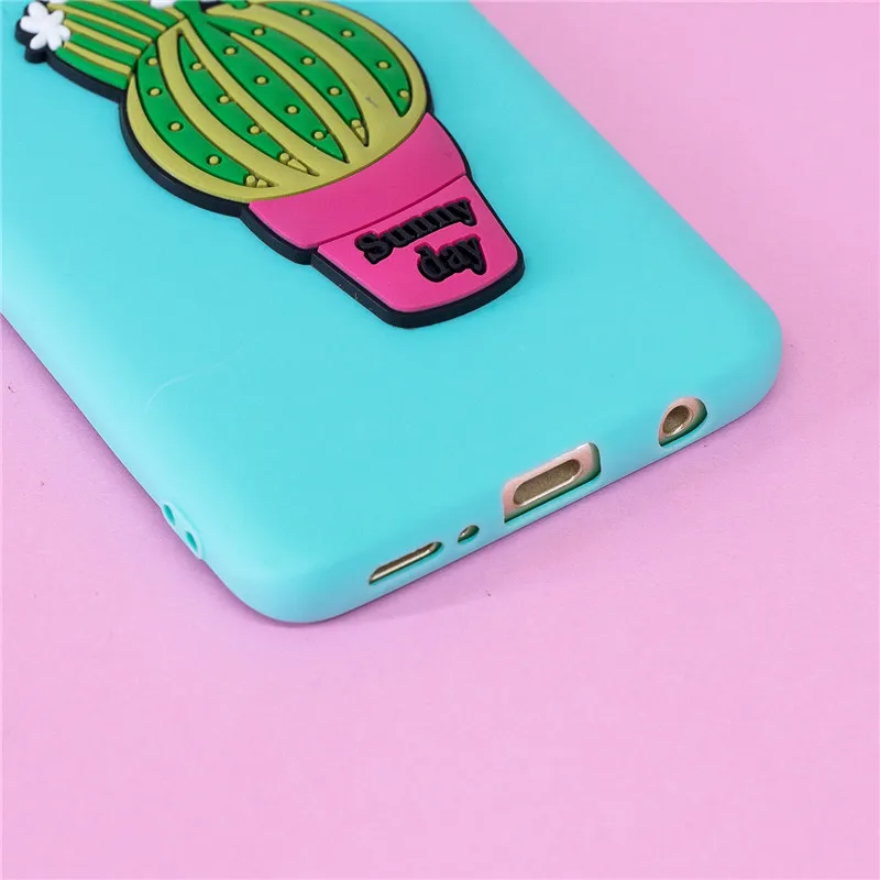 3D единорога панда кактус мягкий TPU чехол для samsung Примечание 10 плюс 9 S10E S8 S9 S10 плюс S7 S6 край A10 A20 A20E A30 A40 A50 A60 A70