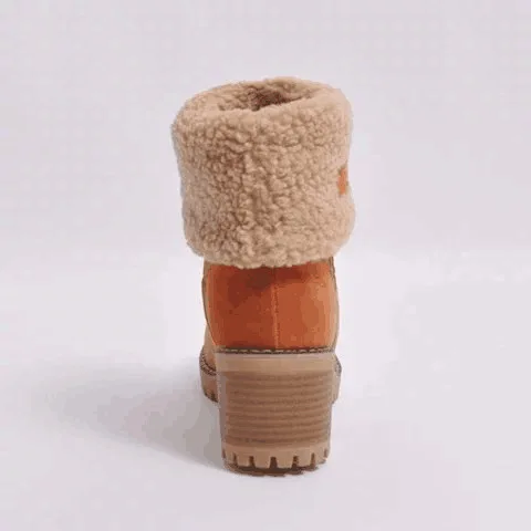 Г., новые популярные женские сапоги модные женские зимние сапоги из флока, сезон осень-зима замшевые сапоги до середины голени