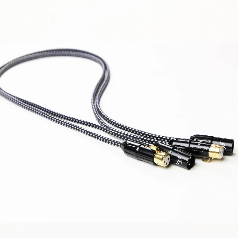 MPS X 702XLR HiFi 99.9997% OCC 24K позолоченный 3 контактный разъем XLR Балансирующий аудиокабель