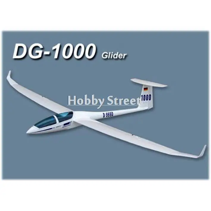 Dg-1000 наклон планер 2630 мм стекловолокно фюзеляжа бальсовые дерево крылья кит без