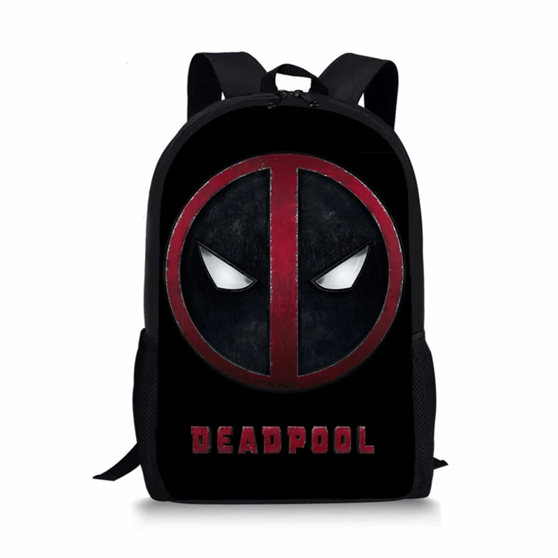 Рюкзаки Дэдпул Mochila Masculina Super Hero школьная сумка книжные сумки мужские