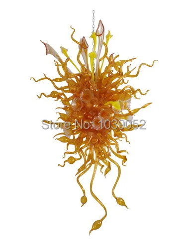 

New Design Pure Yellow Murano Glass Art Deco Lamp