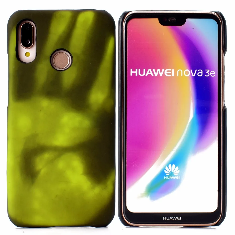 Модный термосенсорный чехол для huawei P20 Lite, термоиндукционный чехол для телефона, fundas для huawei P20, защитный чехол