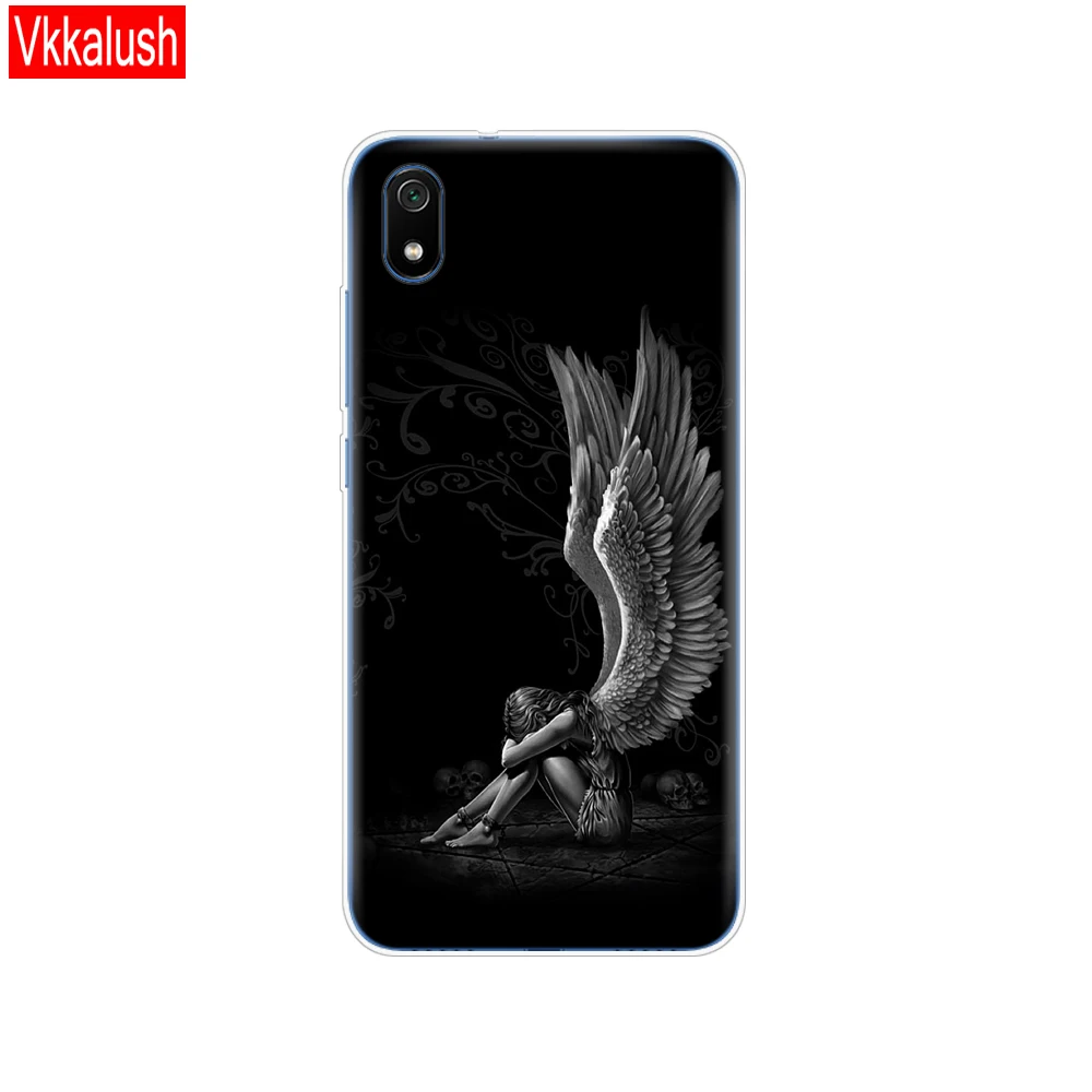 80294 Чехол для Xiaomi redmi 7a чехол s полная защита Мягкий ТПУ силиконовый чехол на заднюю панель для redmi 7 A бампер redmi 7a чехол для телефона с кошкой - Цвет: 80294