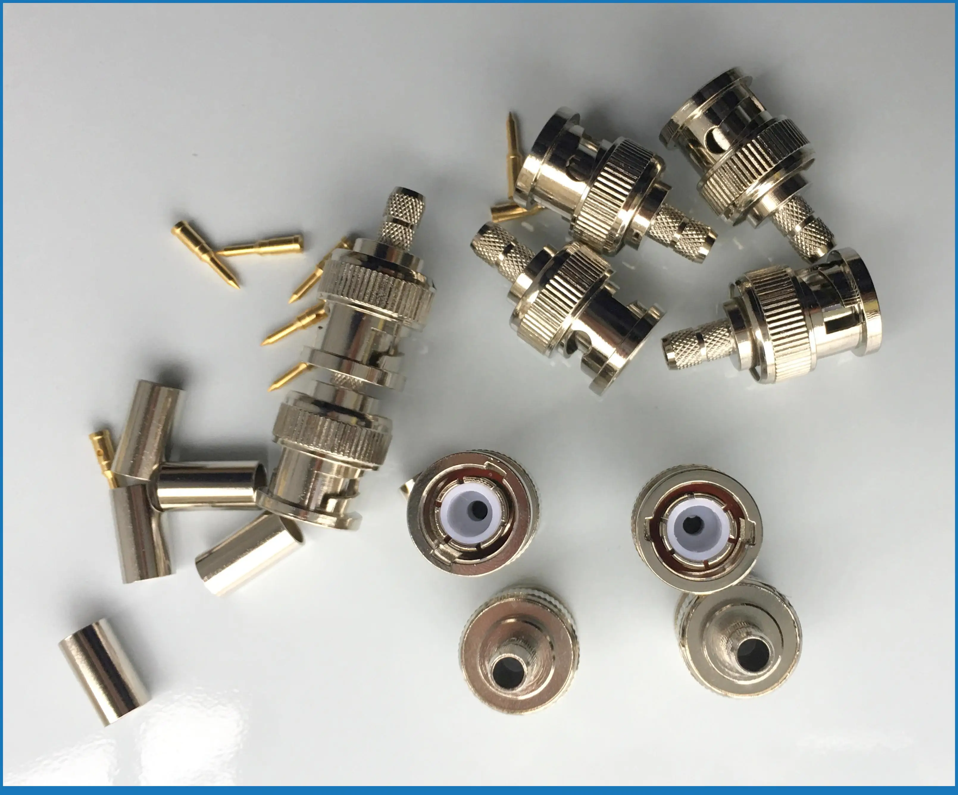5 комплектов 3 шт. RG 58 BNC коаксиальный обжимной разъем|connector crimp|connector 3connector male |