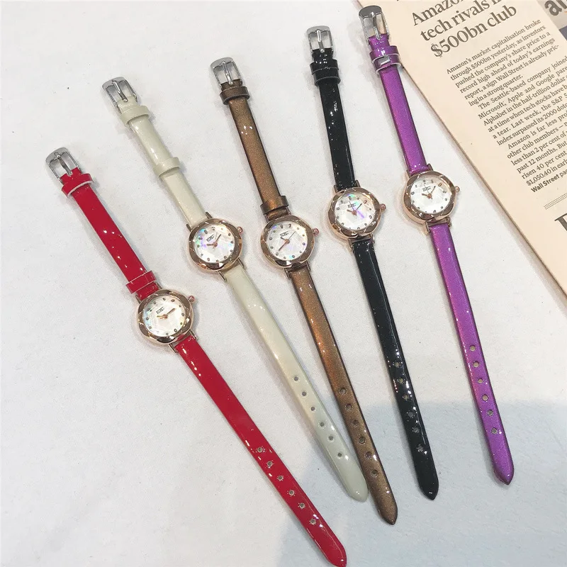 Новинка 2018 г. маленький циферблат для женщин Повседневное наручные часы женская