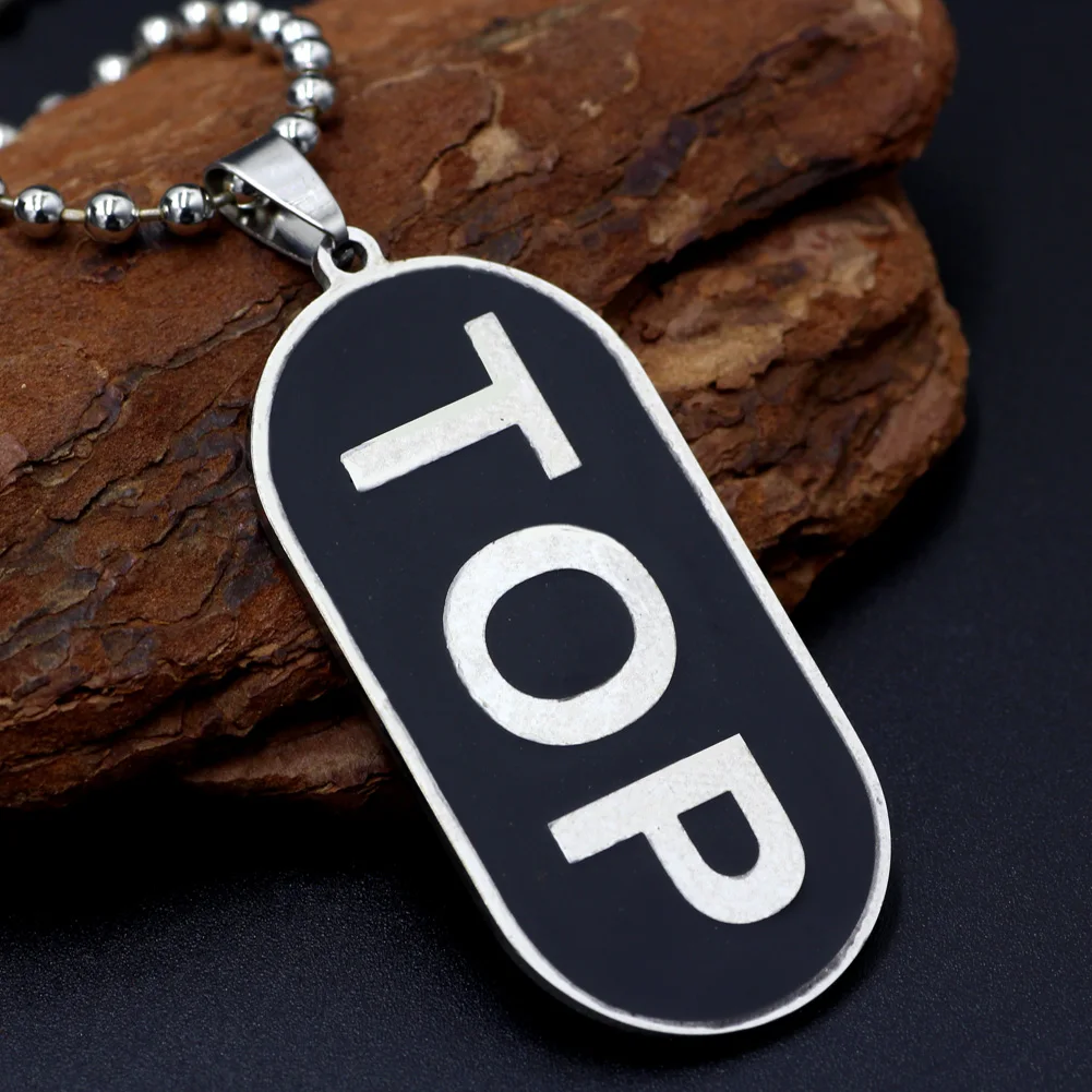 &quotТоп&quot комично гей Black Dog Tag Ожерелье ЛГБТ сталью Мужская Гей ювелирные изделия |