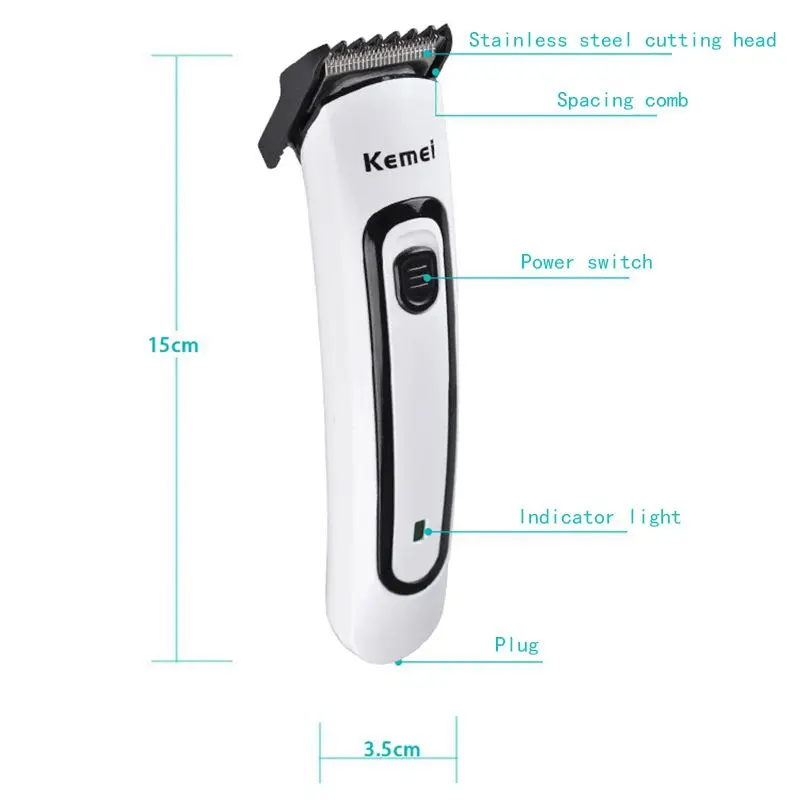 Kemei KM-2169 сухая Аккумуляторная Батарея двойного назначения электрическая машинка